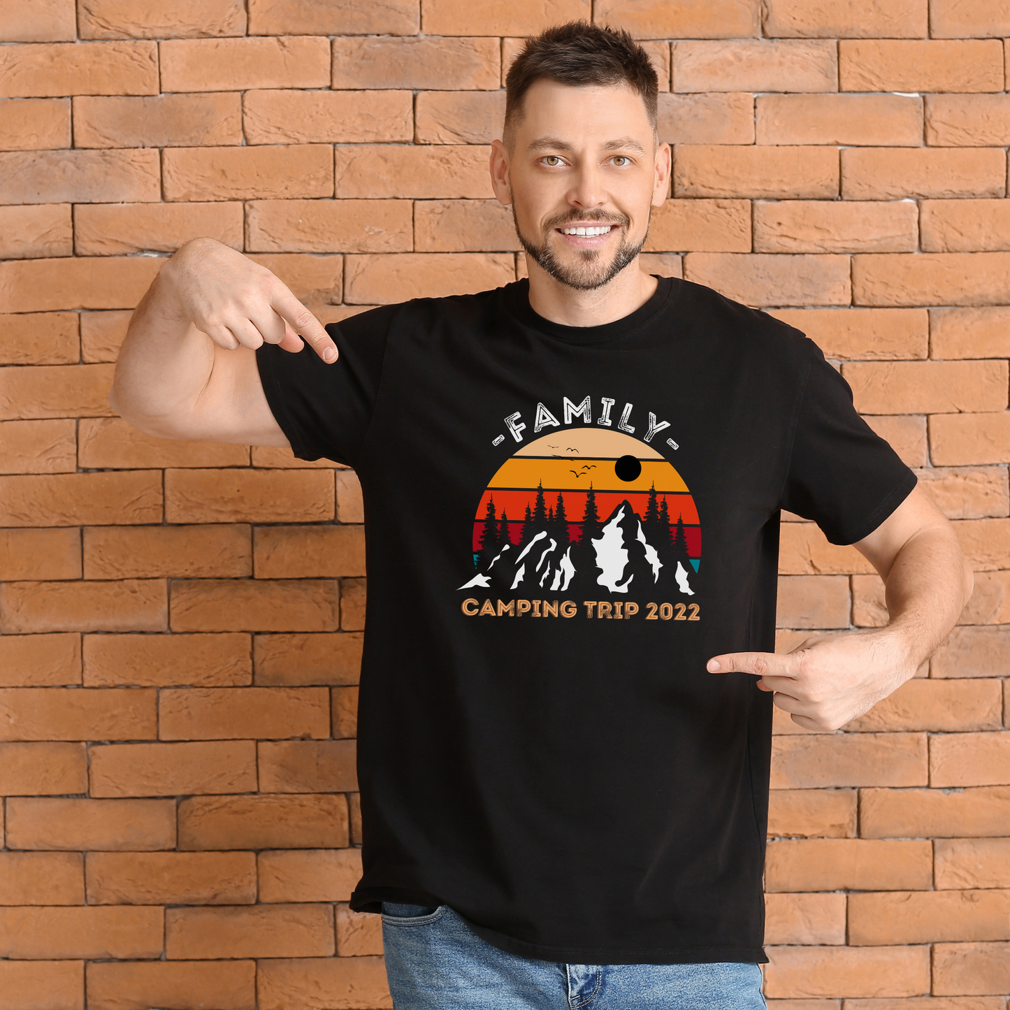 Family Camping Trip 2022, Family Matching Shirts, Camping Crew Shirt, Camping Shirt, Family Vacation 2022 Short-Sleeve Unisex T-Shirt