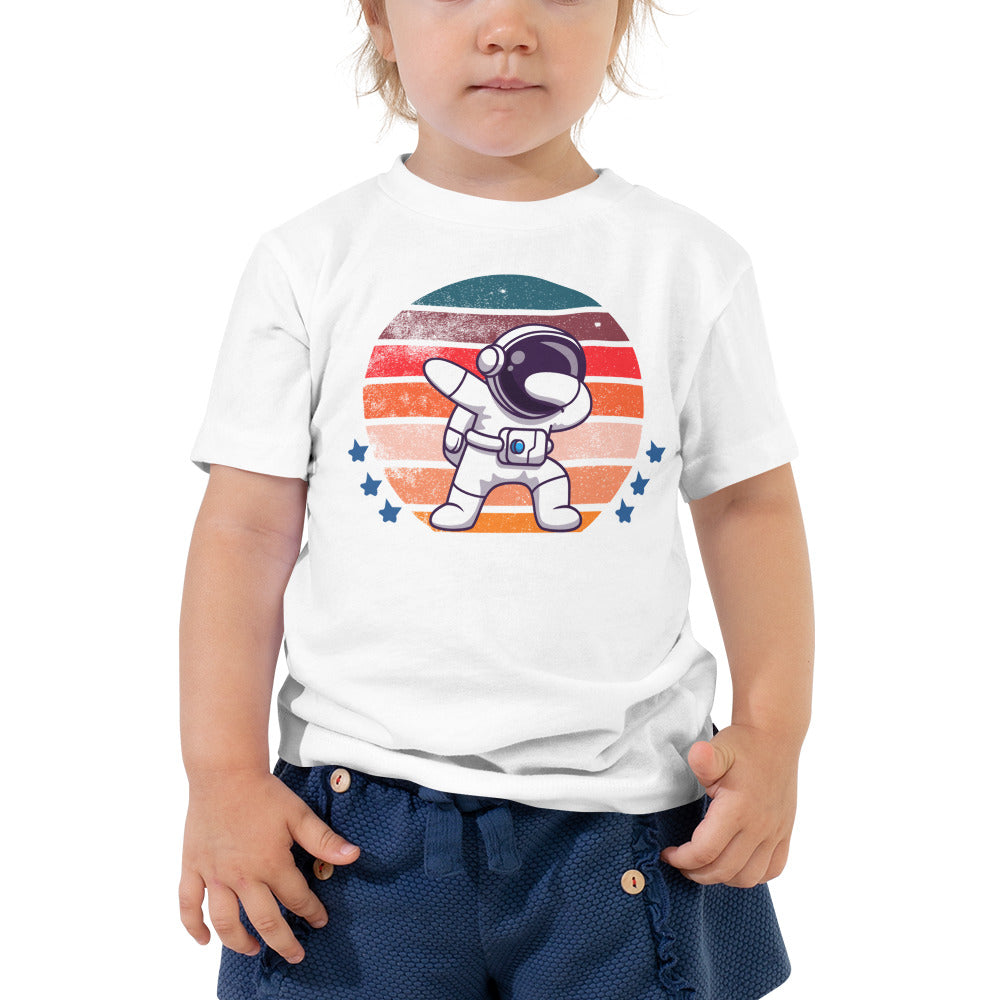 Astronaut Dance Move, Dancing Astronaut, Dance Lover, Astronaut Shirt, Cute Astronaut Theme Party, Space Birthday Toddler Short Sleeve Tee