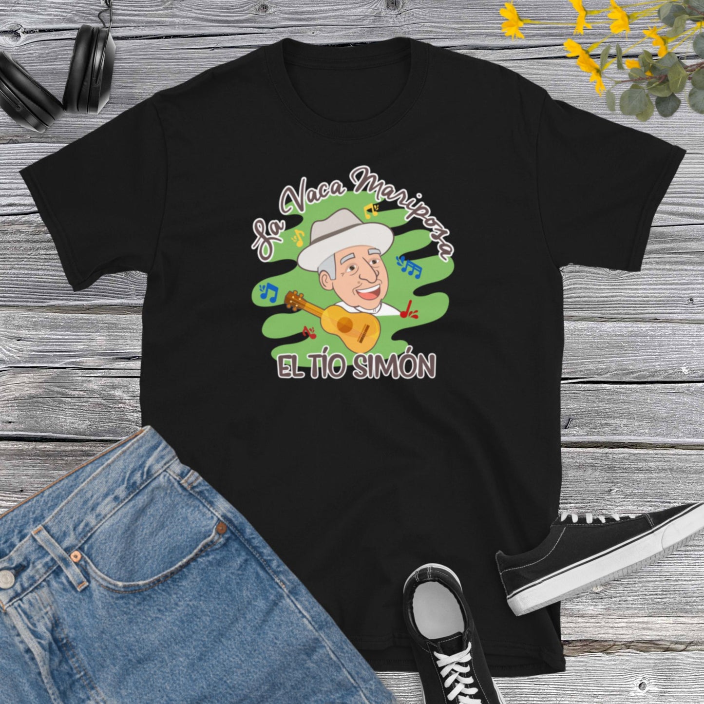 La Vaca Mariposa, El Tio Simon, Simon Diaz, I Love Venezuela, Fiesta Llanera Venezolana, Musica llanera Lover Short-Sleeve Unisex T-Shirt