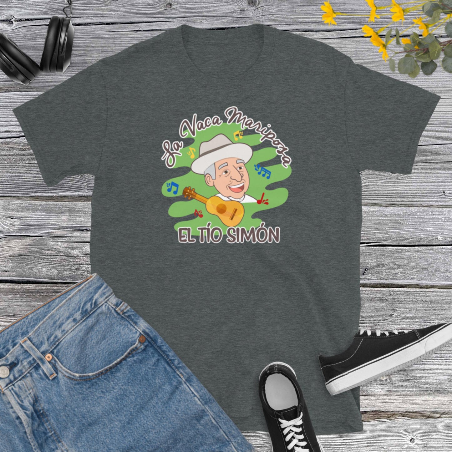La Vaca Mariposa, El Tio Simon, Simon Diaz, I Love Venezuela, Fiesta Llanera Venezolana, Musica llanera Lover Short-Sleeve Unisex T-Shirt