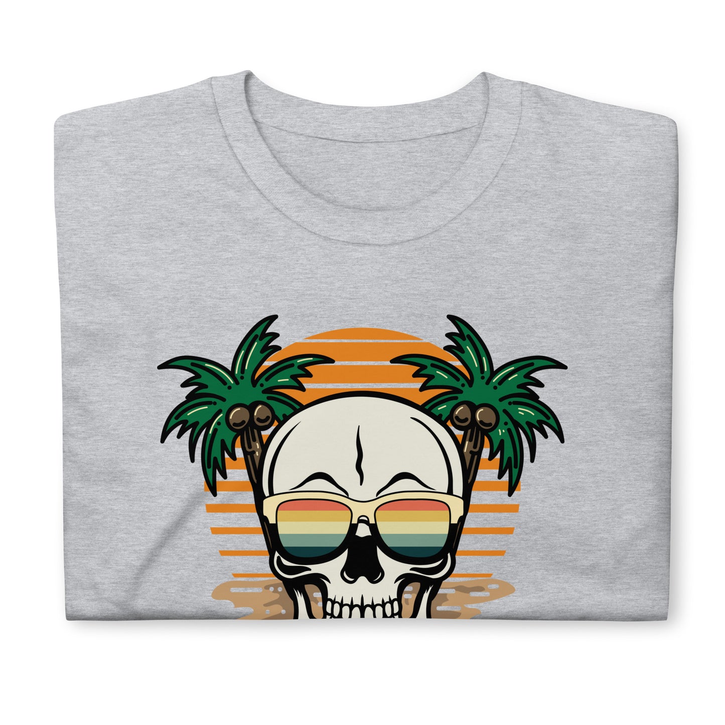 ENDLESS SUMMER, Funny Summer shirt, Skeleton on the beach funny, Happiness, Unisex t-shirt