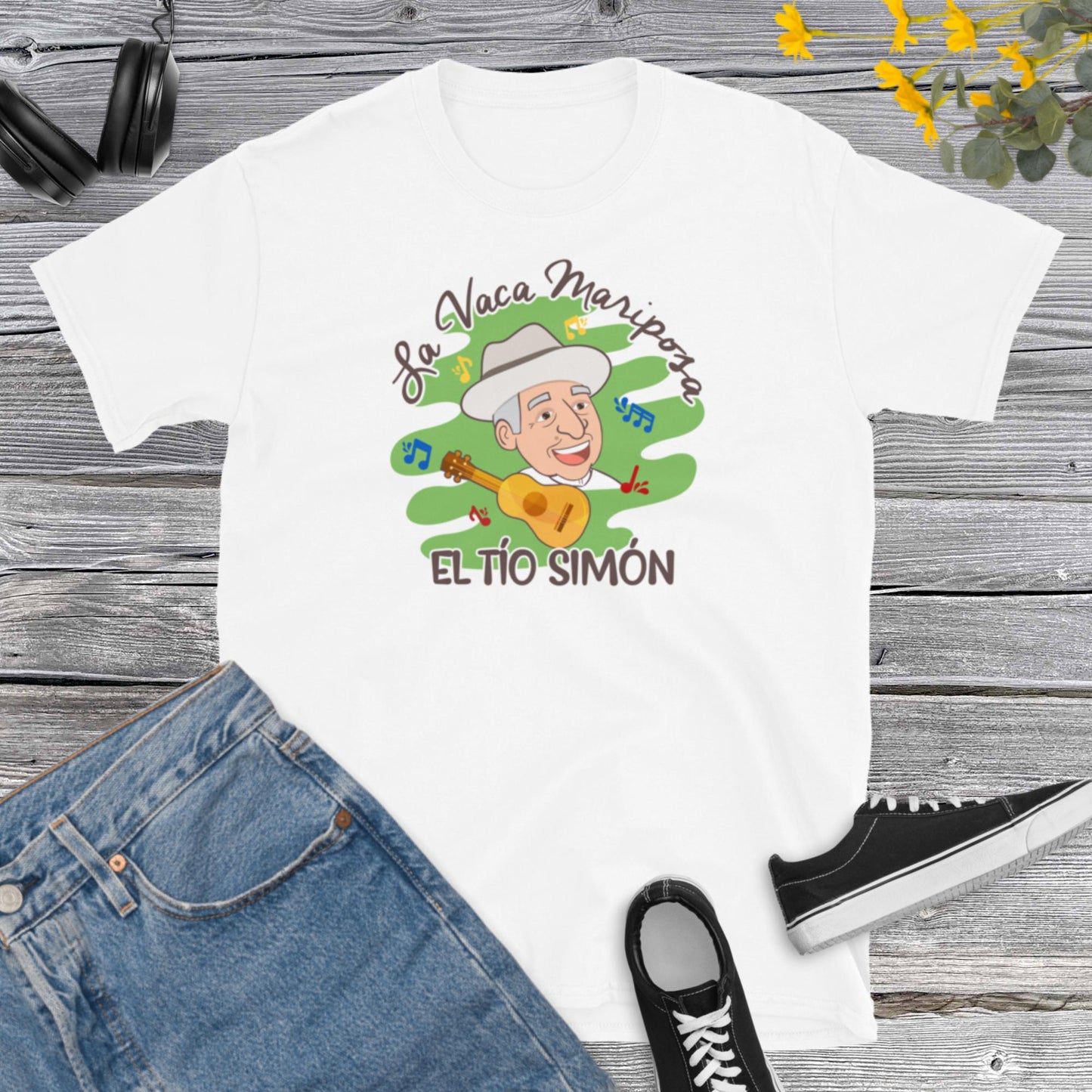 La Vaca Mariposa, El Tio Simon, Simon Diaz, I Love Venezuela, Fiesta Llanera Venezolana, Musica llanera Lover Short-Sleeve Unisex T-Shirt