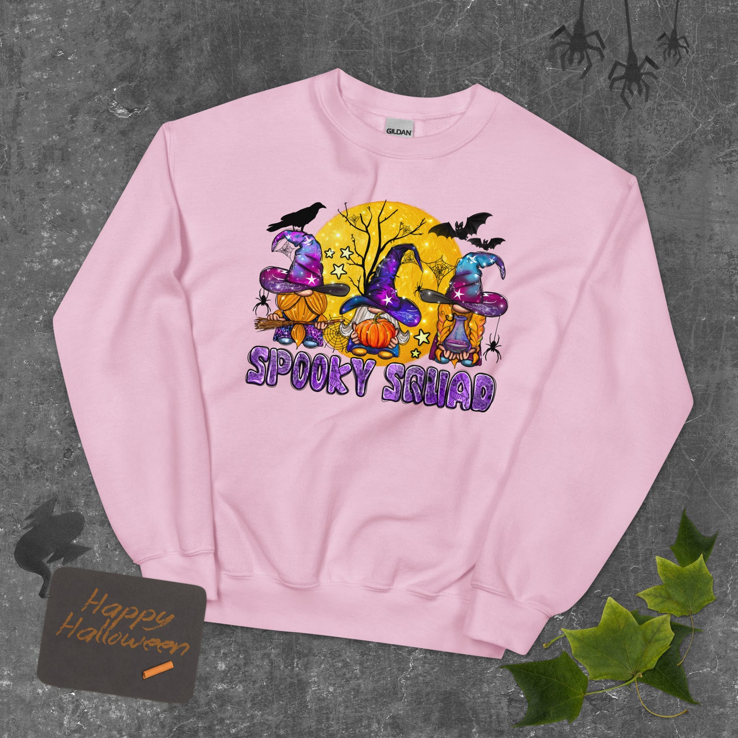 Spooky Squad, Halloween Witch Gnomes, Halloween Gnomes, Western Halloween Unisex Sweatshirt