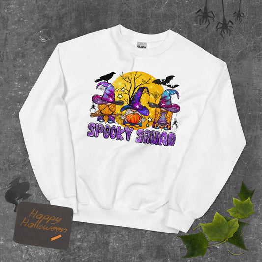 Spooky Squad, Halloween Witch Gnomes, Halloween Gnomes, Western Halloween Unisex Sweatshirt