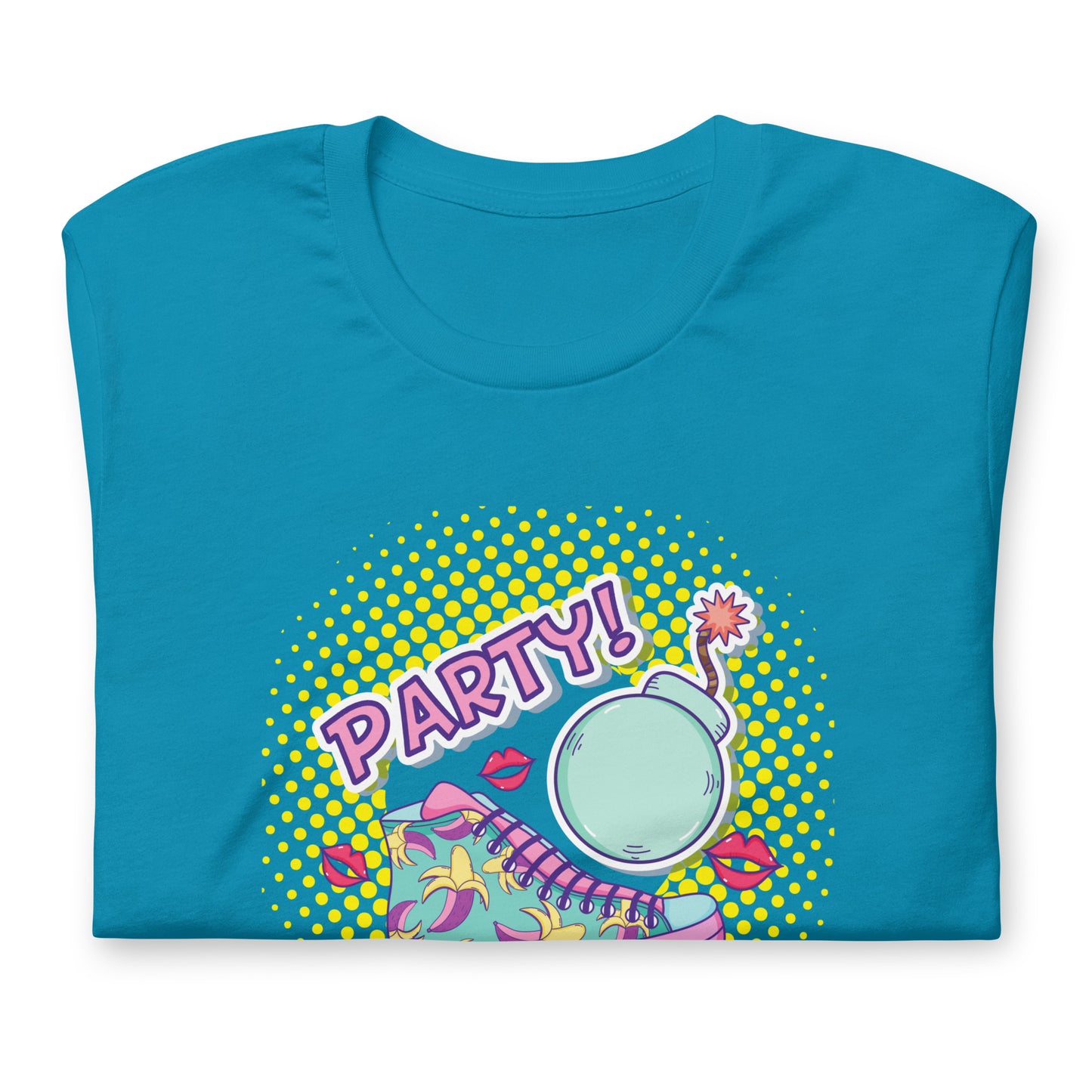 Birthday Pop Art, Retro Party Pop Art, Unisex t-shirt