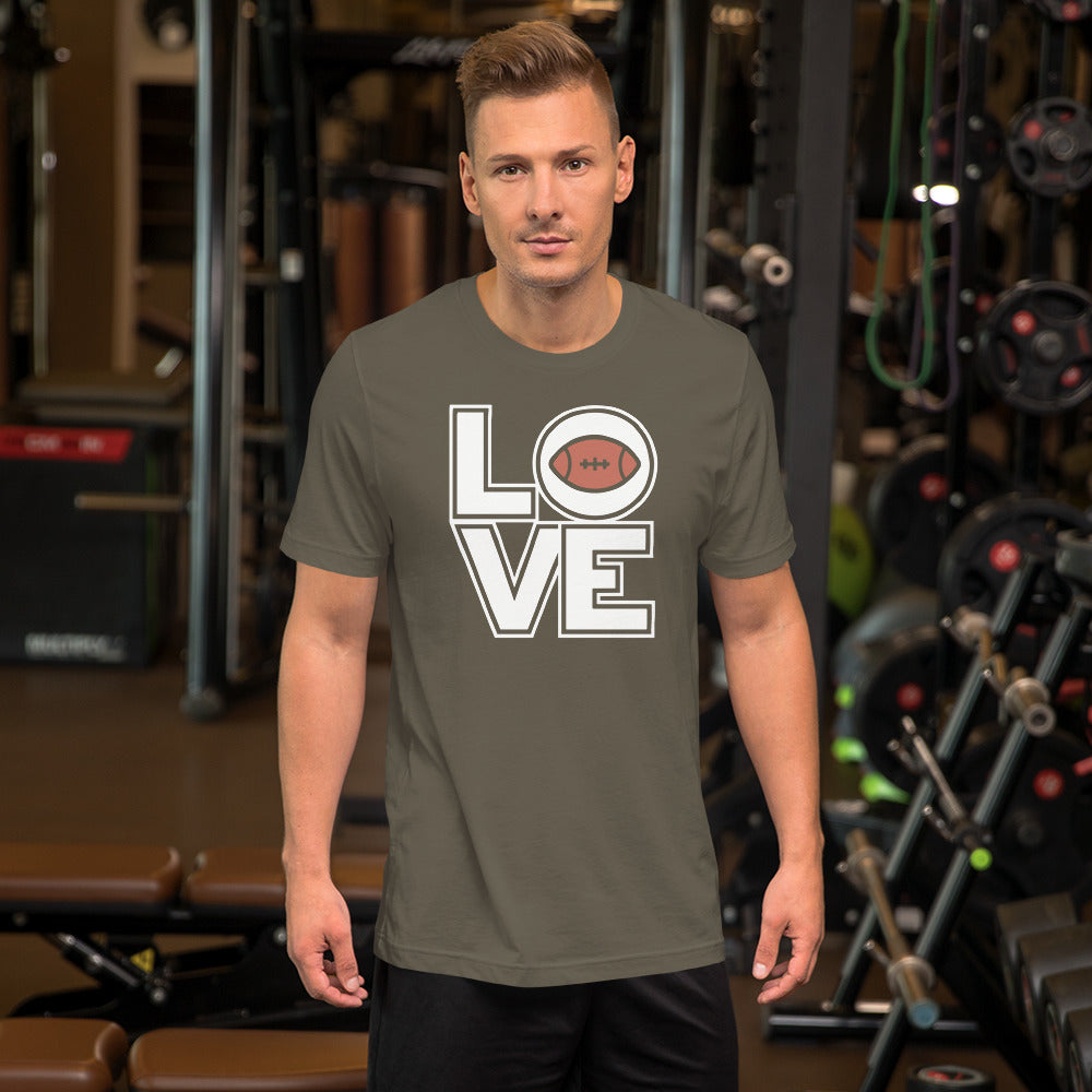 American Love Football, Touchdown Season, Football Design Unisex t-shirt