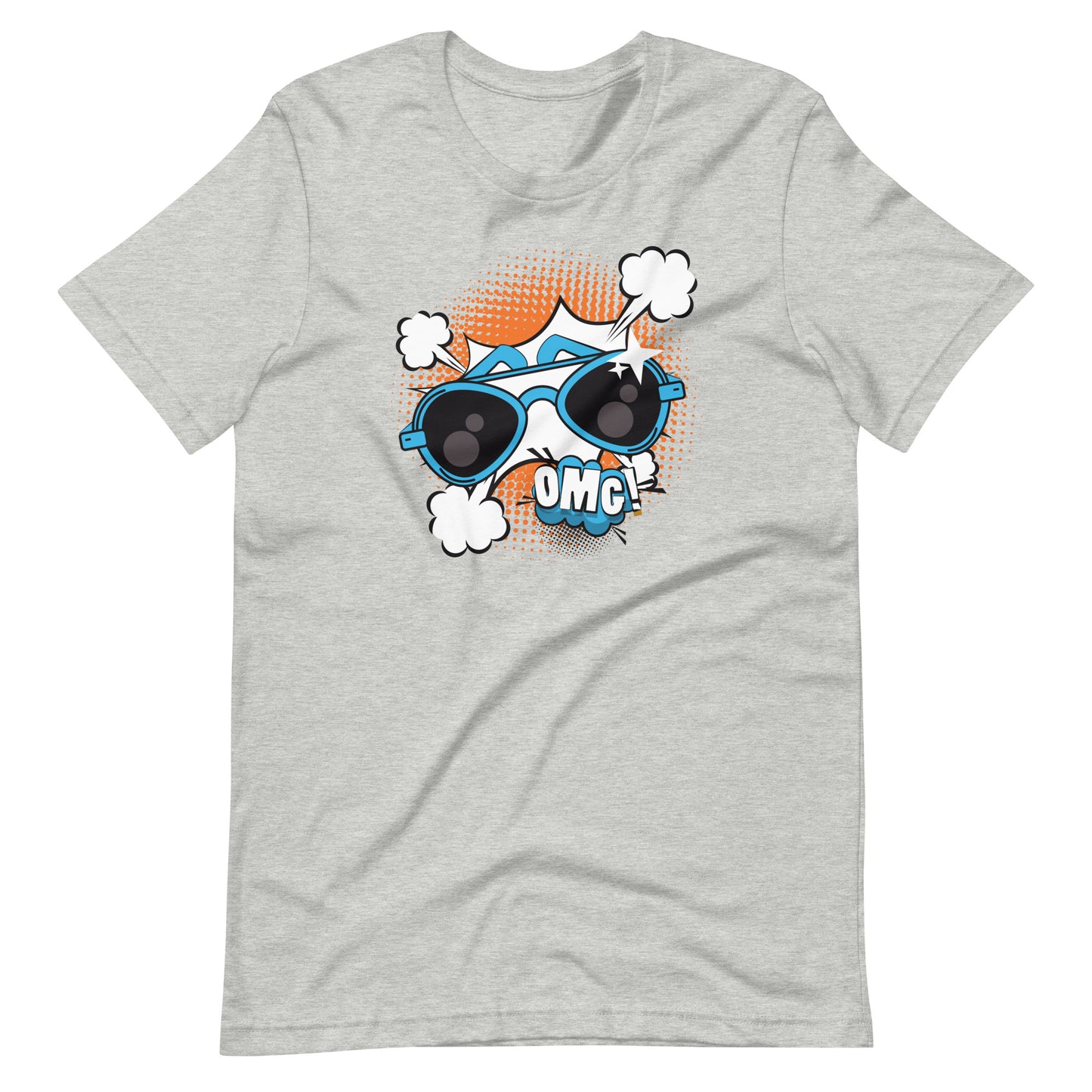 OMG! Pop Art, Retro Comic Style Pop Art OMG, Retro Comic Style, American Vintage Pop Art Design, Unisex t-shirt