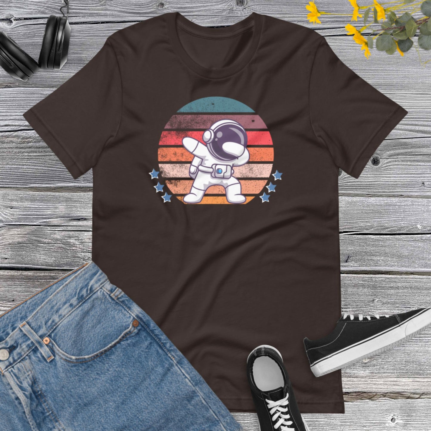 Astronaut Dance Move, Dancing Astronaut, Outer Space Shirt, Dance Lover, Astronaut Shirt, Cute Astronaut Unisex t-shirt
