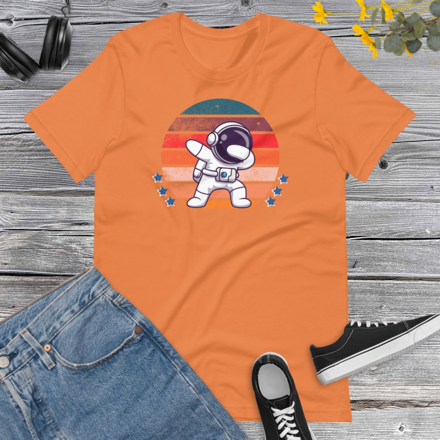Astronaut Dance Move, Dancing Astronaut, Outer Space Shirt, Dance Lover, Astronaut Shirt, Cute Astronaut Unisex t-shirt