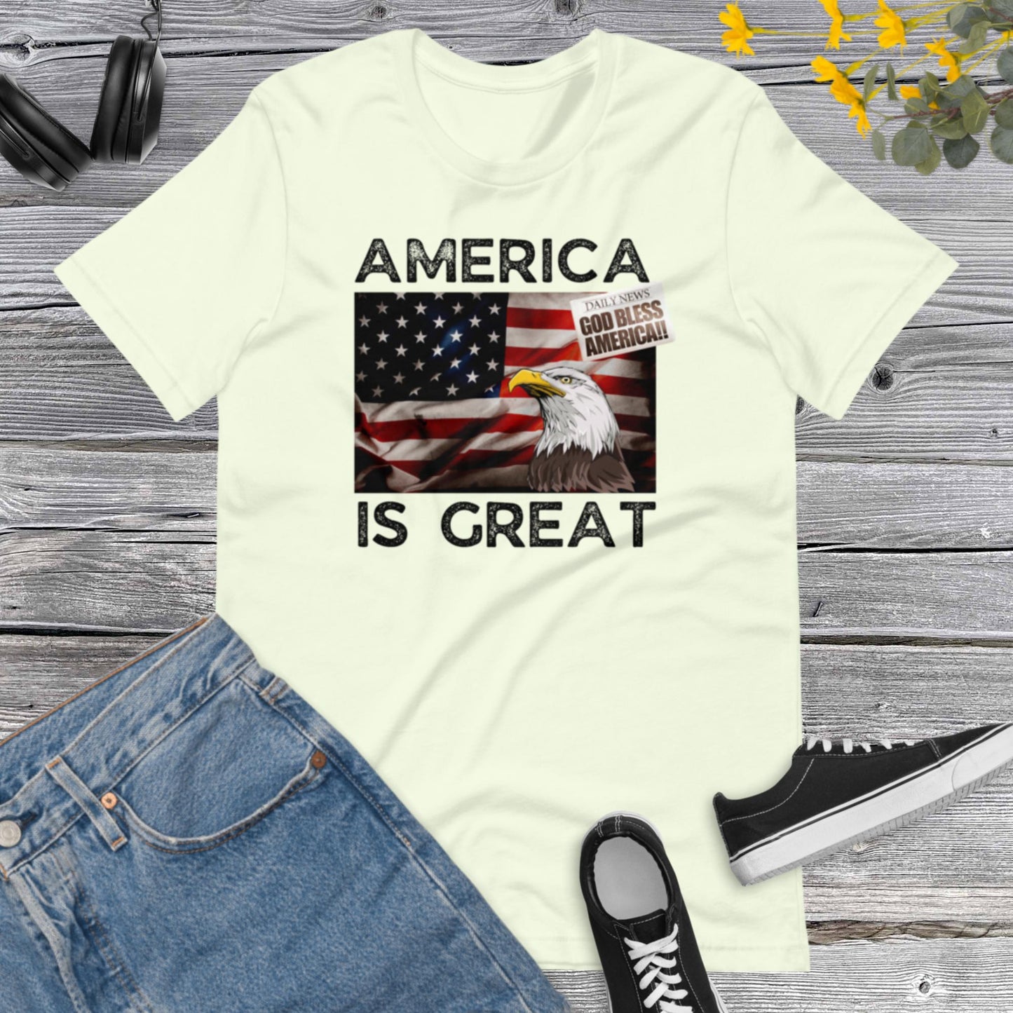 America is Great, Bless America, I Love America, USA Lover, America number One, Patriot Party Tee Unisex t-shirt