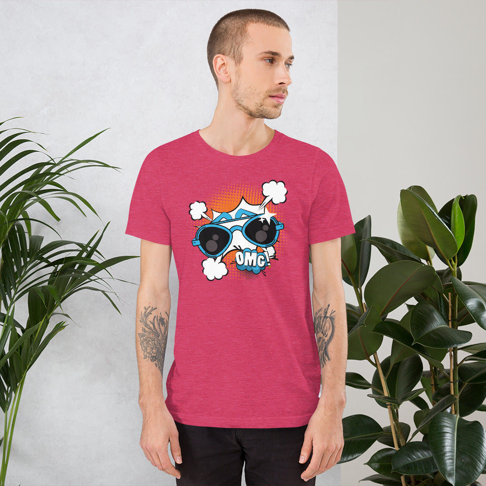 OMG! Pop Art, Retro Comic Style Pop Art OMG, Retro Comic Style, American Vintage Pop Art Design, Unisex t-shirt
