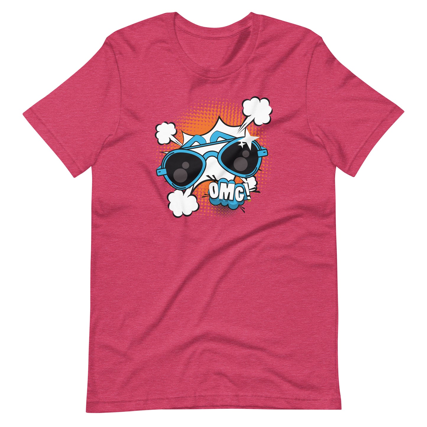 OMG! Pop Art, Retro Comic Style Pop Art OMG, Retro Comic Style, American Vintage Pop Art Design, Unisex t-shirt