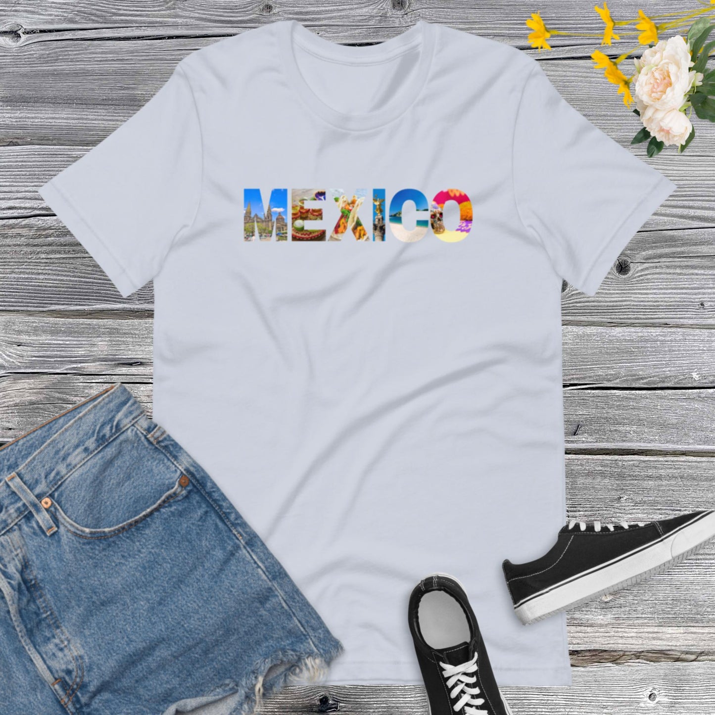 Mexico City Photo, Shirt For Traveler, Mexico Statue Shirt Gift For Mexicans, Guadalajara, Tequil$, Tacos, Cancun, Latina Shirt,Shirt For Mexican Unisex t-shirt