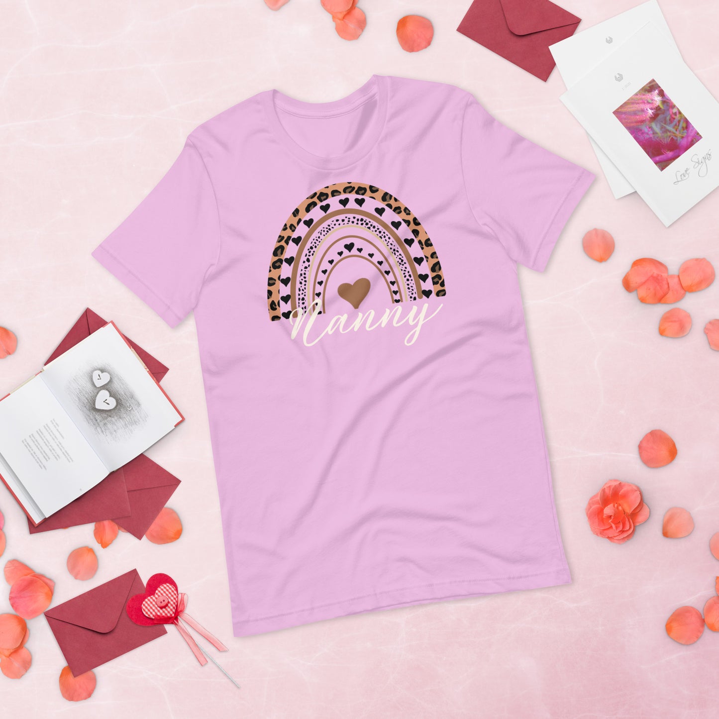 Leopard Rainbow Nanny Shirt, Nanny Rainbow Shirt, Nanny Life Shirt, Nanny Gifts, Unisex t-shirt