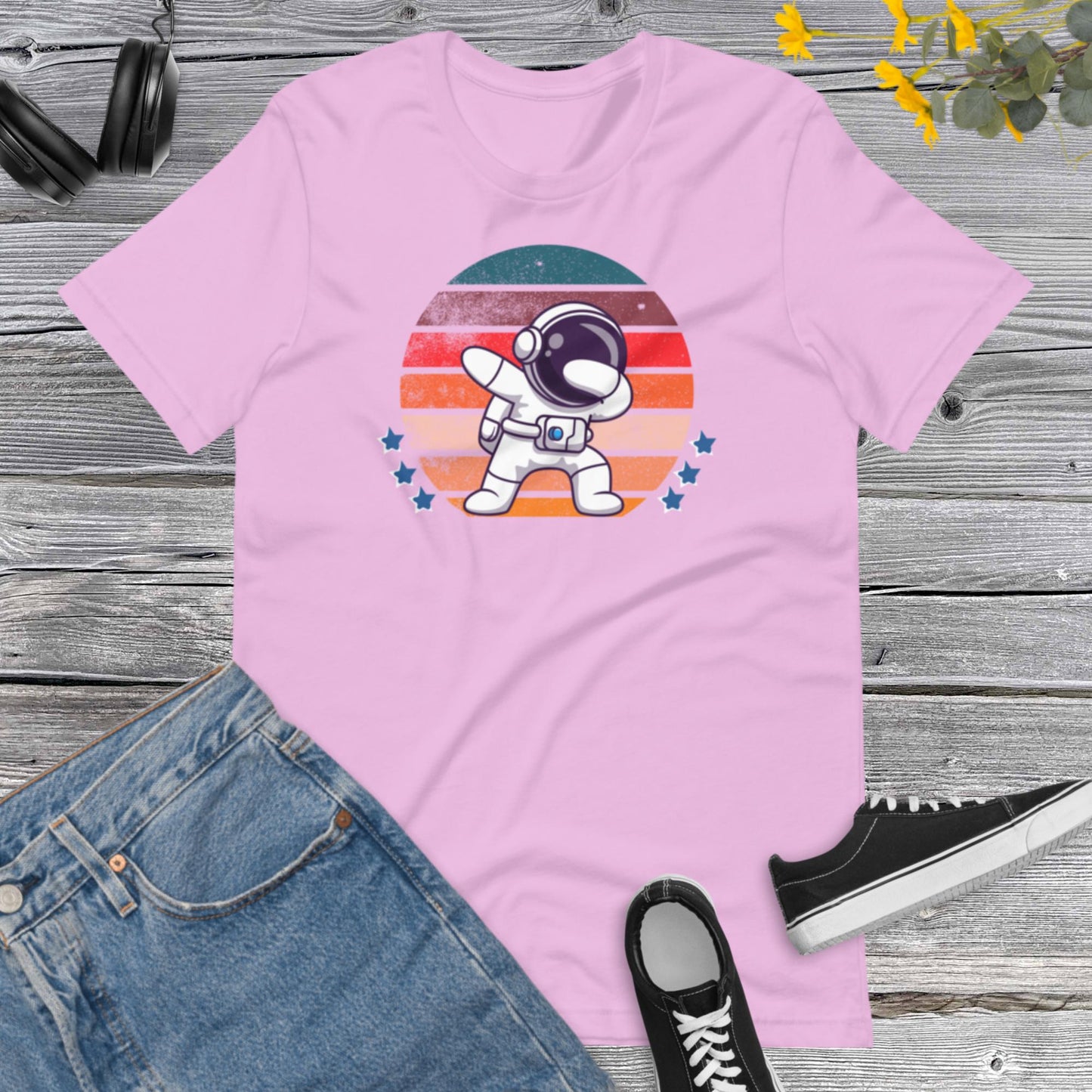 Astronaut Dance Move, Dancing Astronaut, Outer Space Shirt, Dance Lover, Astronaut Shirt, Cute Astronaut Unisex t-shirt