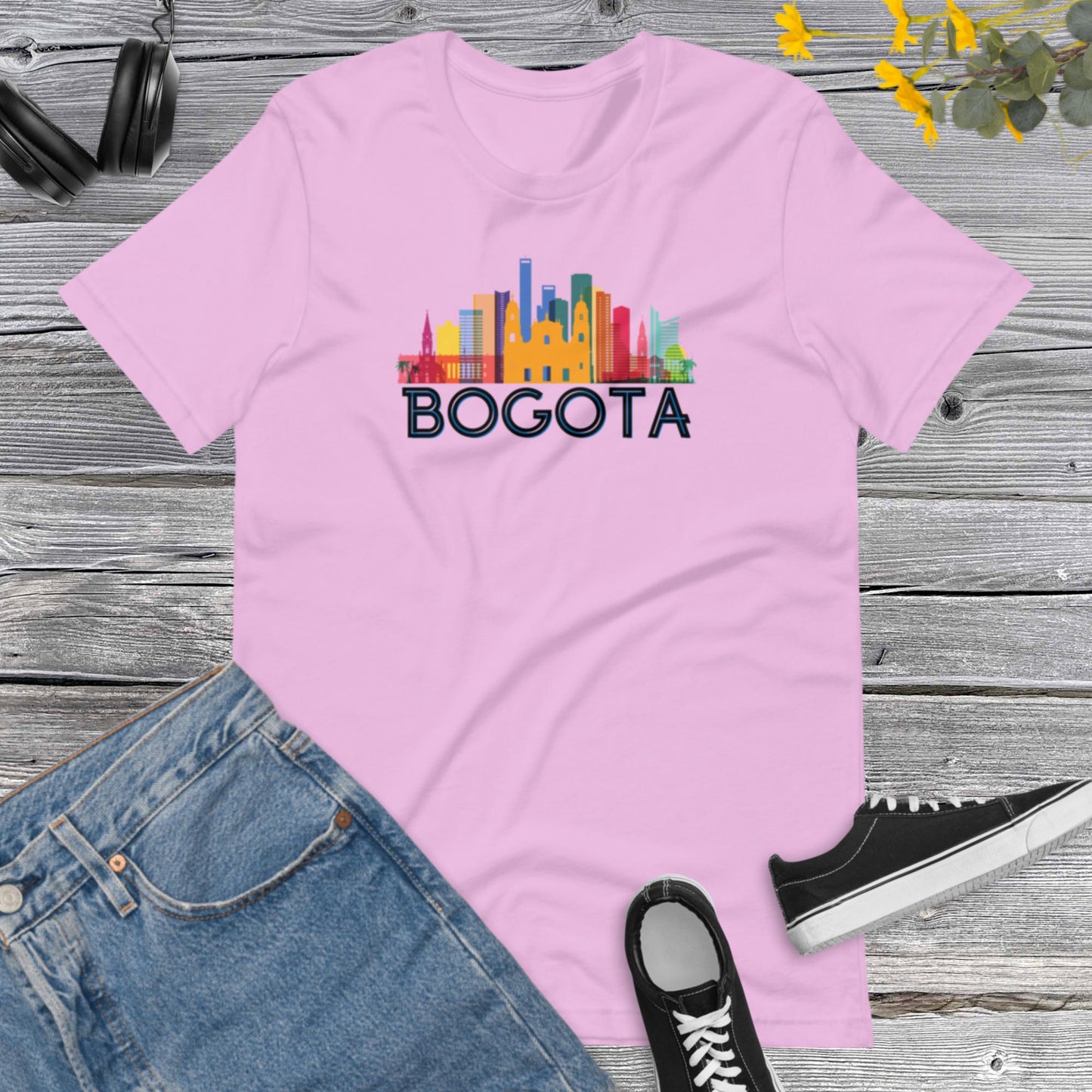 Bogota Colorful Architecture, Bogota City, I Love Colombia, Colombian Tees, Travel, Urban Unisex t-shirt