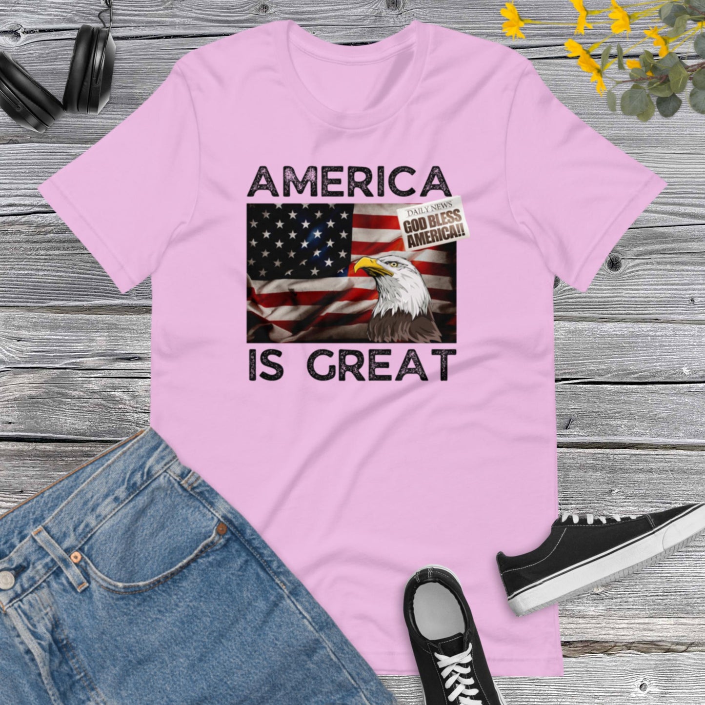 America is Great, Bless America, I Love America, USA Lover, America number One, Patriot Party Tee Unisex t-shirt