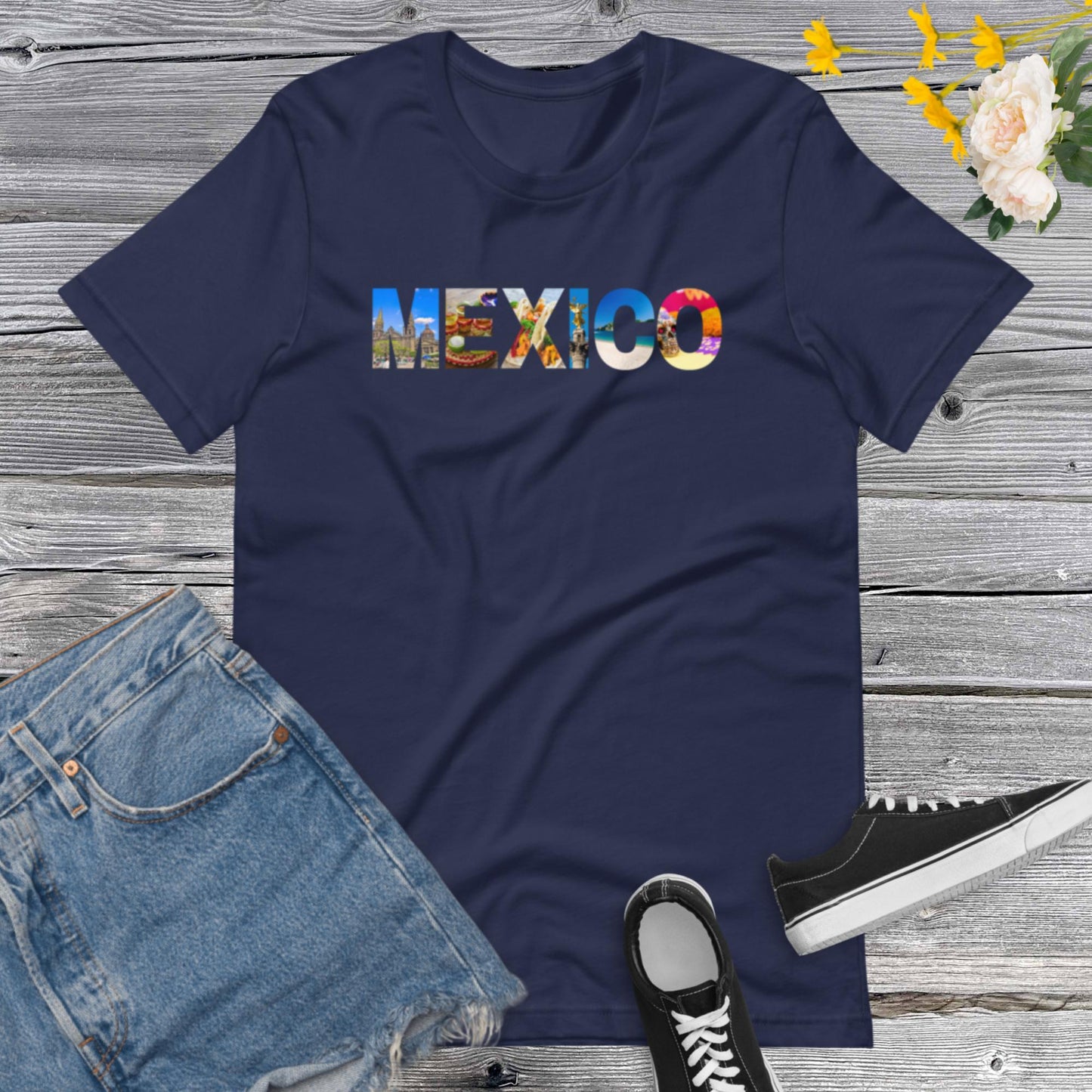 Mexico City Photo, Shirt For Traveler, Mexico Statue Shirt Gift For Mexicans, Guadalajara, Tequil$, Tacos, Cancun, Latina Shirt,Shirt For Mexican Unisex t-shirt