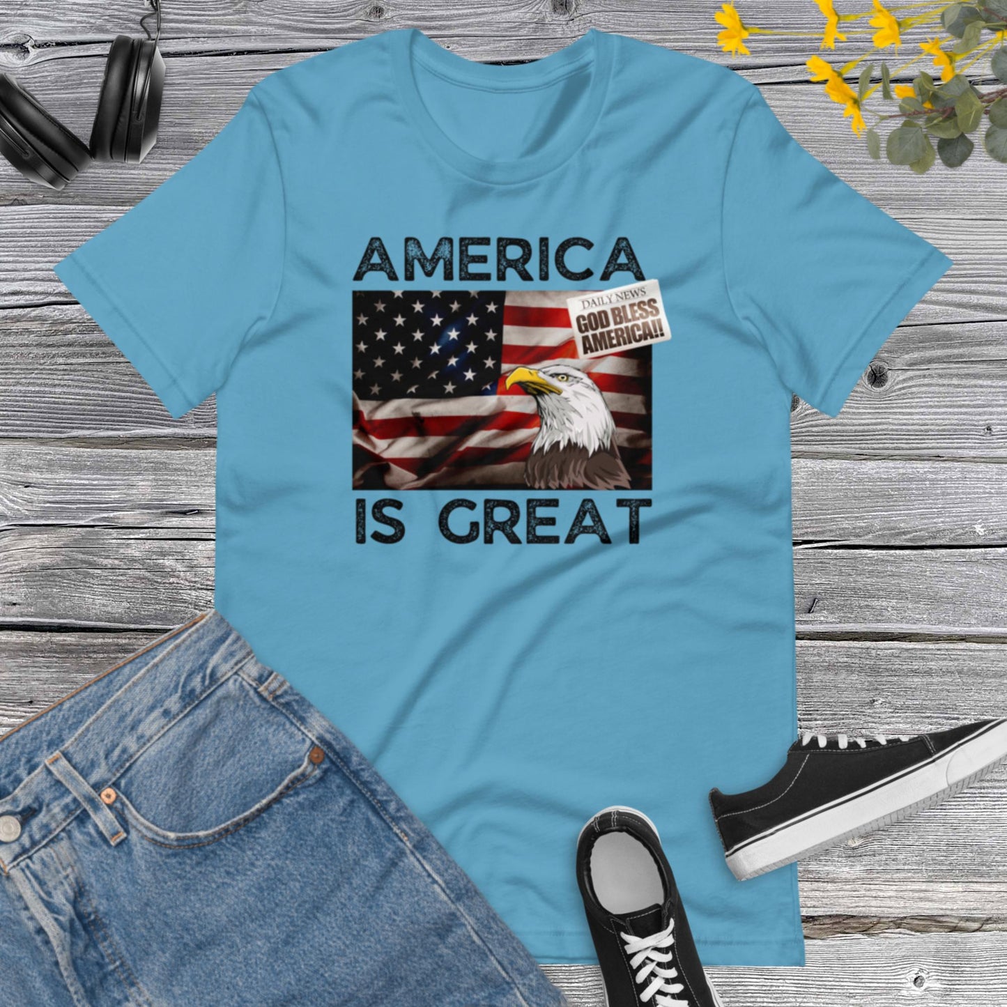 America is Great, Bless America, I Love America, USA Lover, America number One, Patriot Party Tee Unisex t-shirt