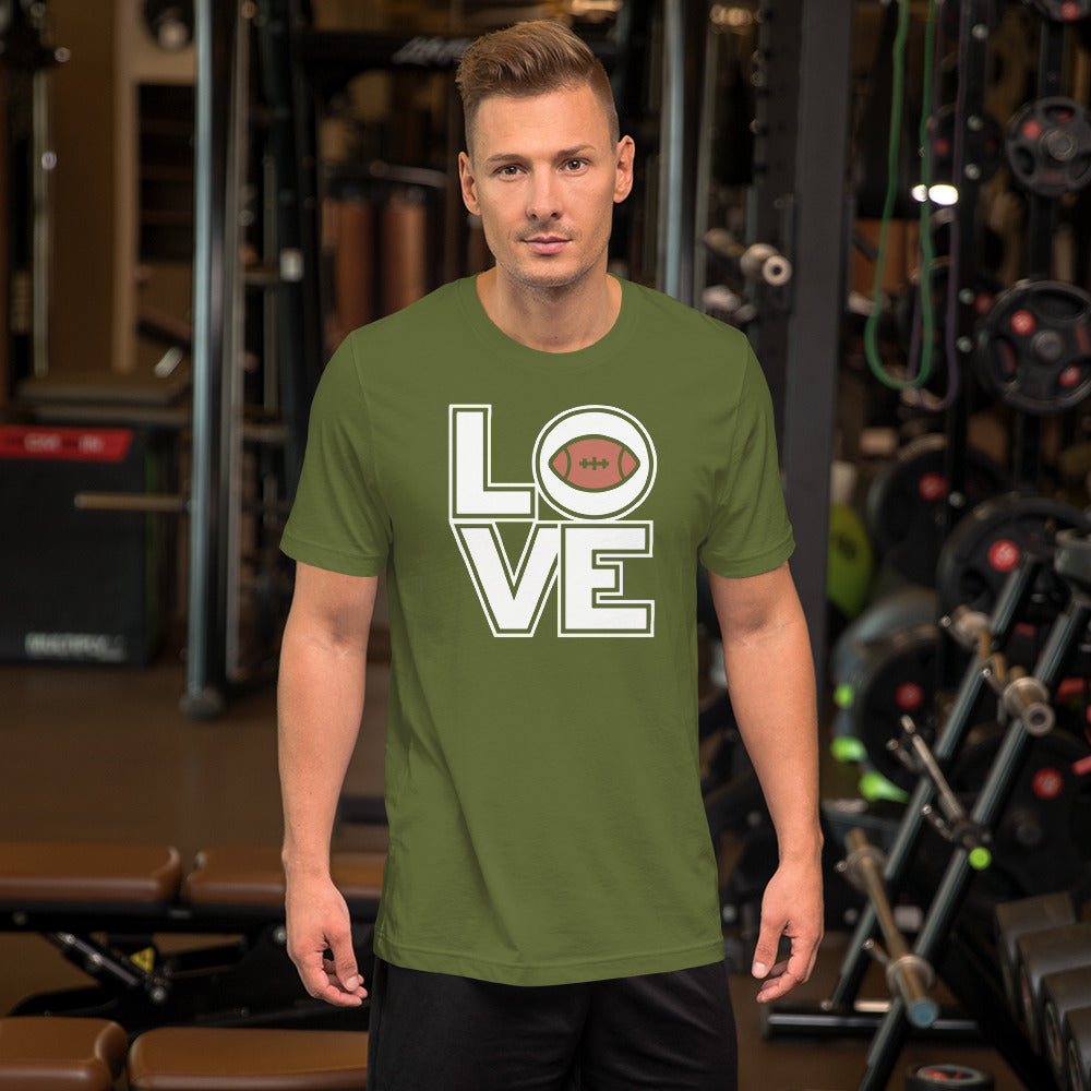 American Love Football, Touchdown Season, Football Design Unisex t-shirt