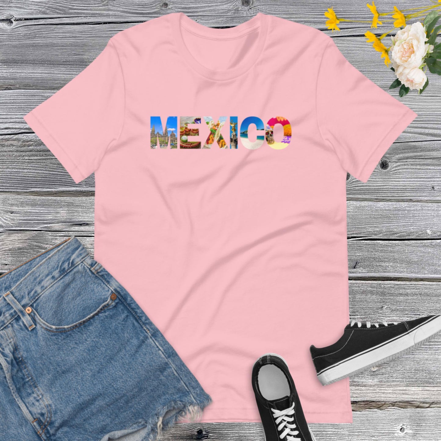 Mexico City Photo, Shirt For Traveler, Mexico Statue Shirt Gift For Mexicans, Guadalajara, Tequil$, Tacos, Cancun, Latina Shirt,Shirt For Mexican Unisex t-shirt