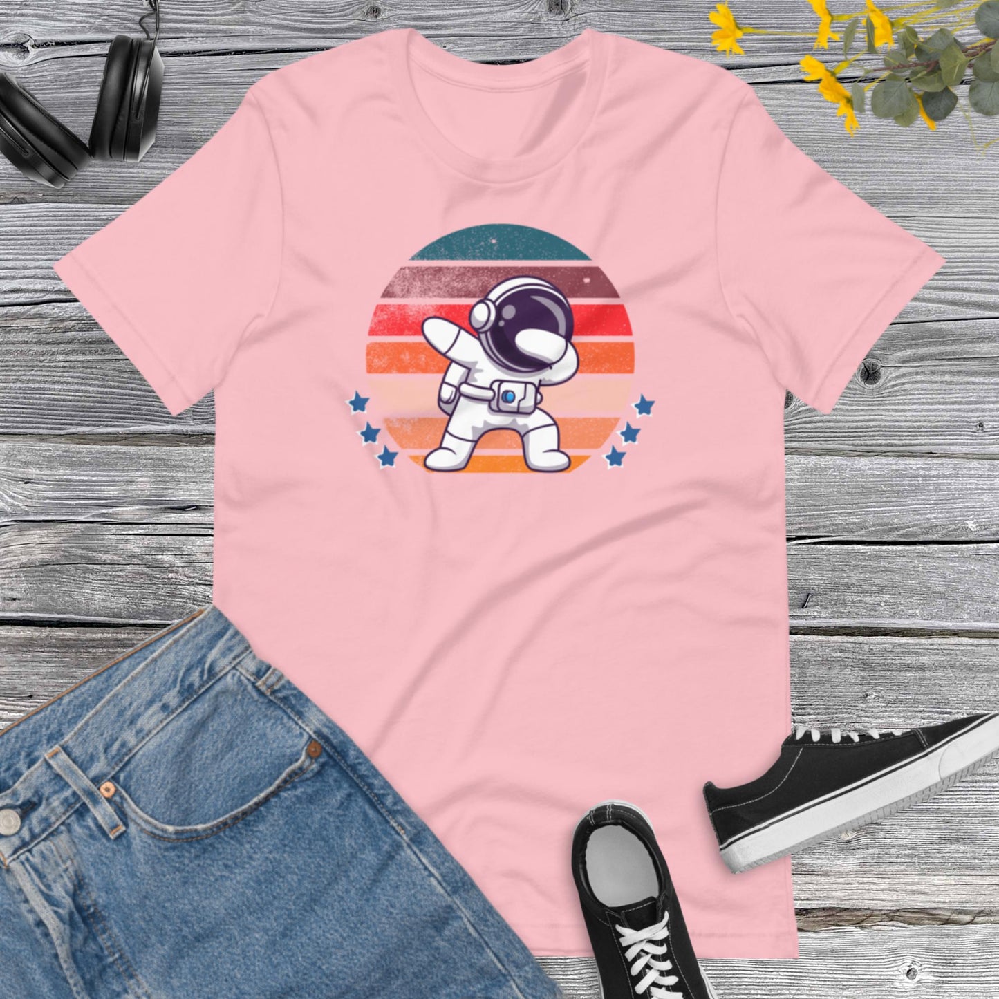 Astronaut Dance Move, Dancing Astronaut, Outer Space Shirt, Dance Lover, Astronaut Shirt, Cute Astronaut Unisex t-shirt
