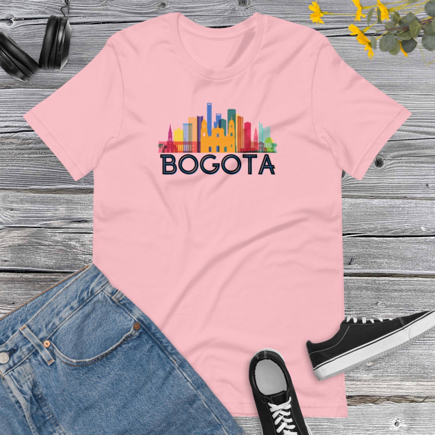 Bogota Colorful Architecture, Bogota City, I Love Colombia, Colombian Tees, Travel, Urban Unisex t-shirt