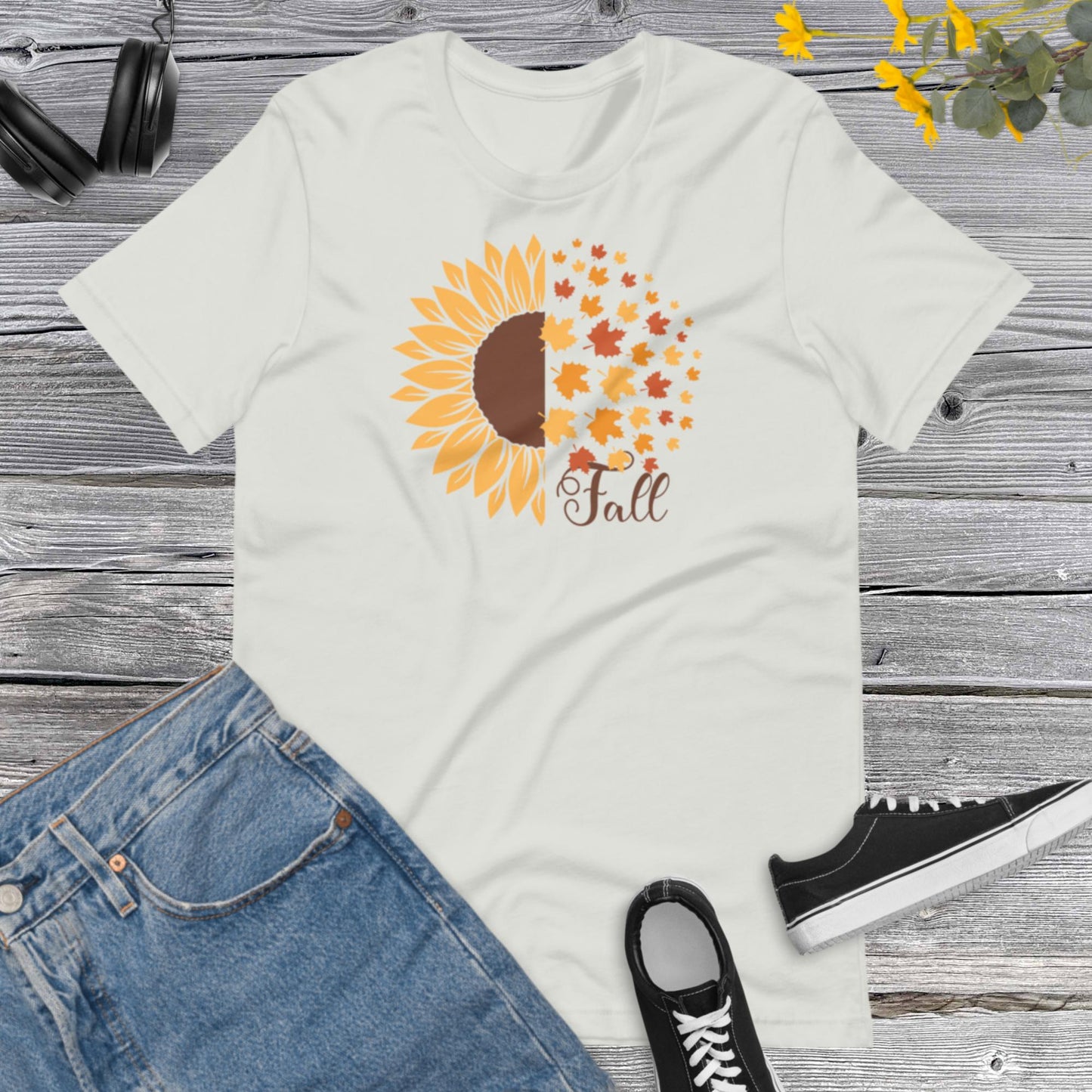 Fall Sunflower shirt, Fall t-shirt, Fall Sunflower shirt, Fall shirt for women, Cute Fall Shirt, Fall Lovers Unisex t-shirt