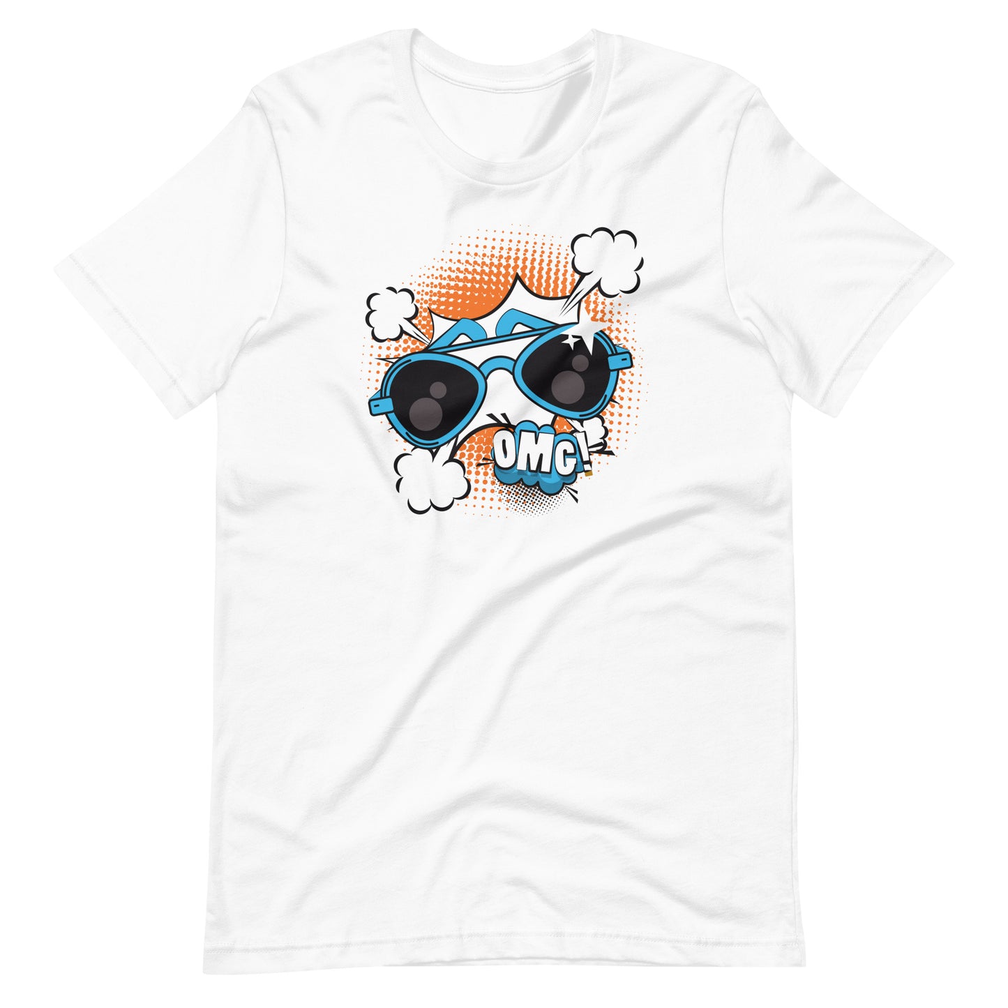 OMG! Pop Art, Retro Comic Style Pop Art OMG, Retro Comic Style, American Vintage Pop Art Design, Unisex t-shirt