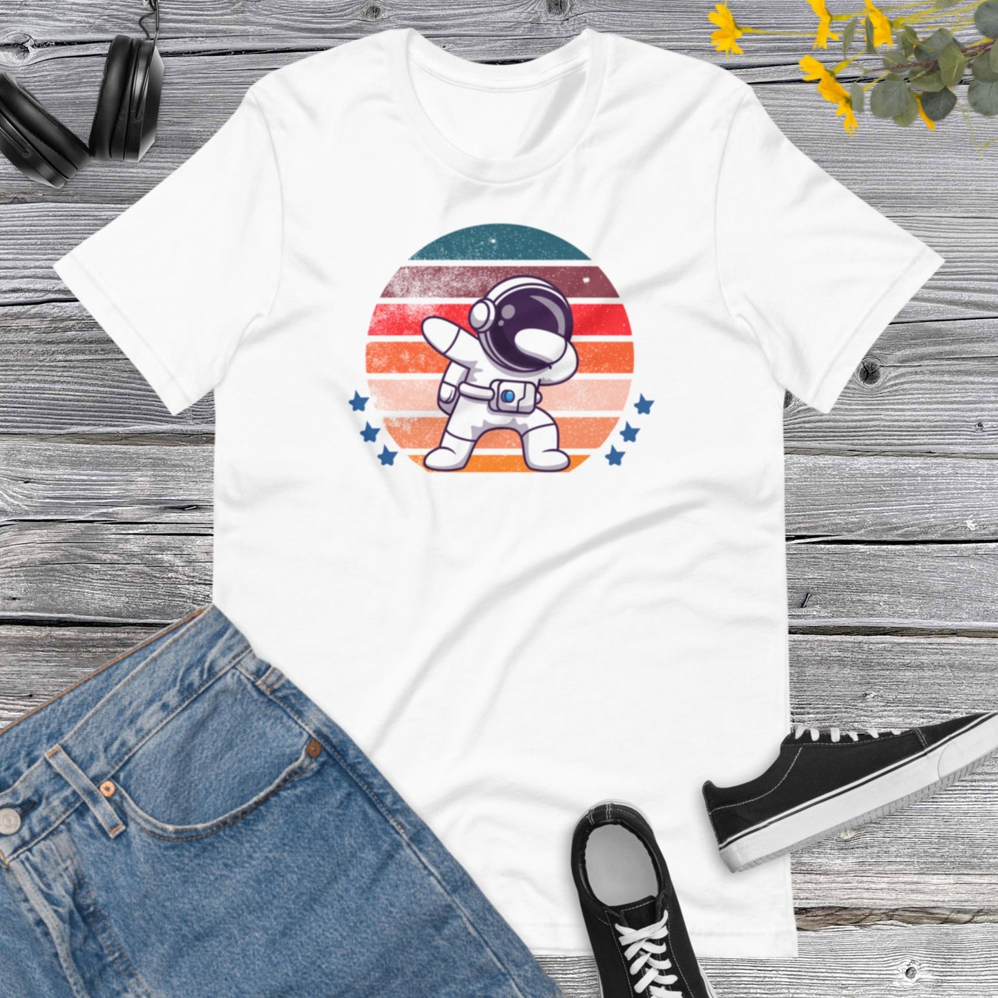 Astronaut Dance Move, Dancing Astronaut, Outer Space Shirt, Dance Lover, Astronaut Shirt, Cute Astronaut Unisex t-shirt