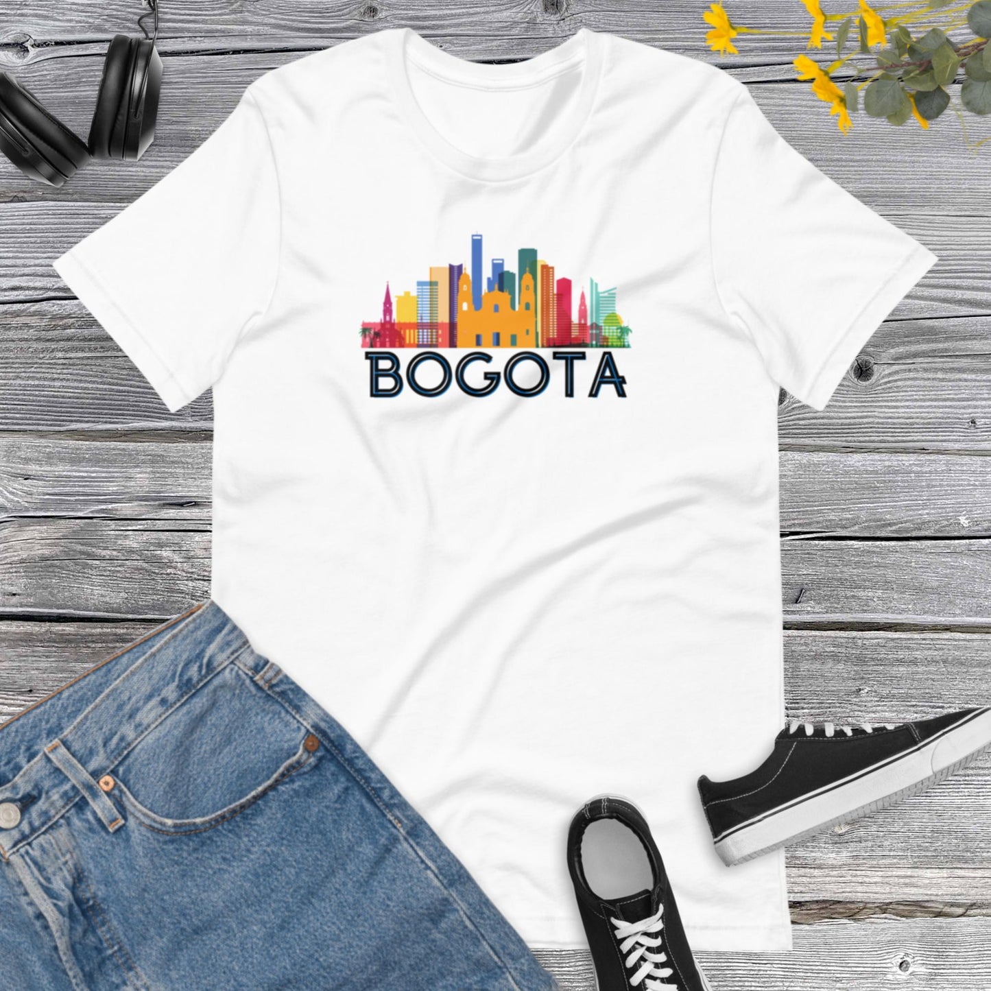 Bogota Colorful Architecture, Bogota City, I Love Colombia, Colombian Tees, Travel, Urban Unisex t-shirt