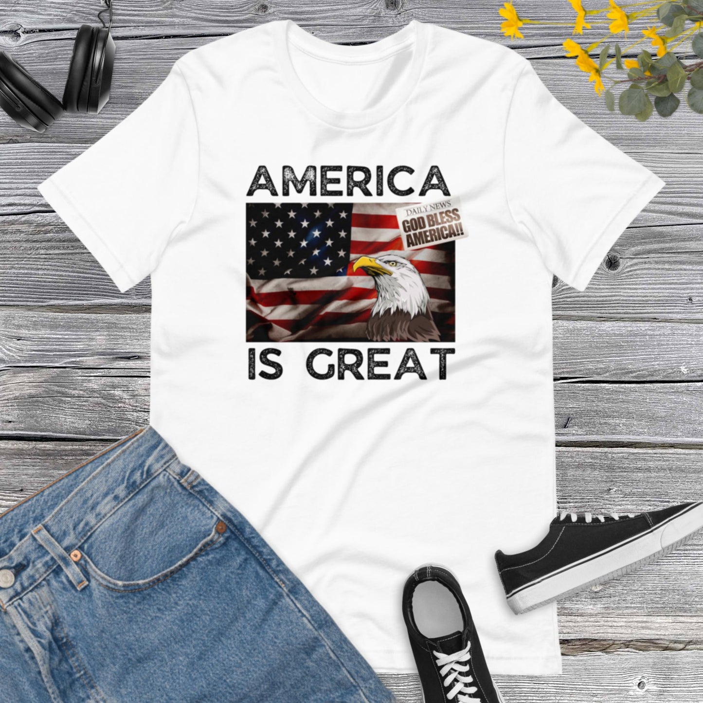 America is Great, Bless America, I Love America, USA Lover, America number One, Patriot Party Tee Unisex t-shirt