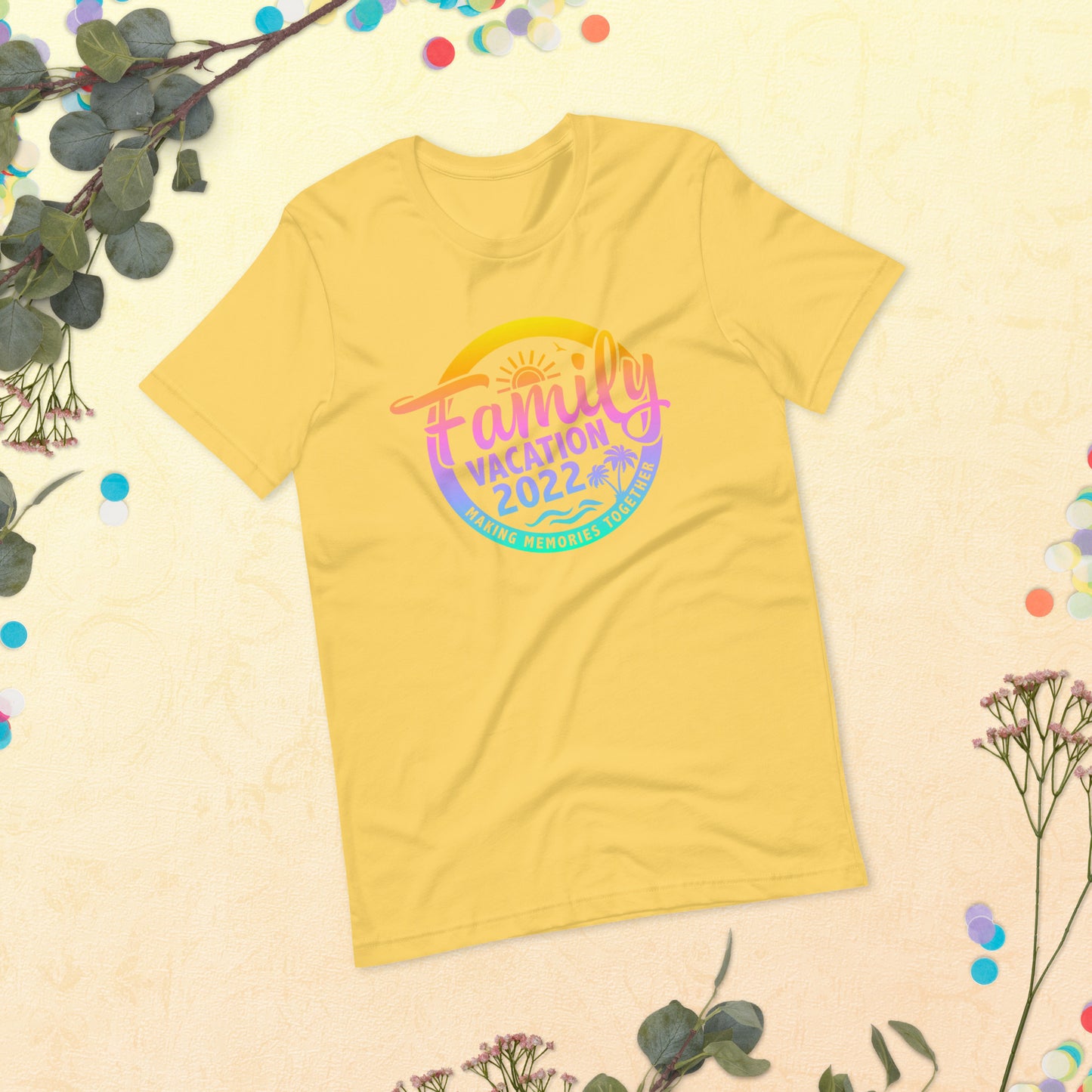 FAMILY VACATION 2022, Making Memories together, Trip Tee, Holiday T-shirt, Beach Vacay Shirt, Summer 2022 vacations, Unisex t-shirt