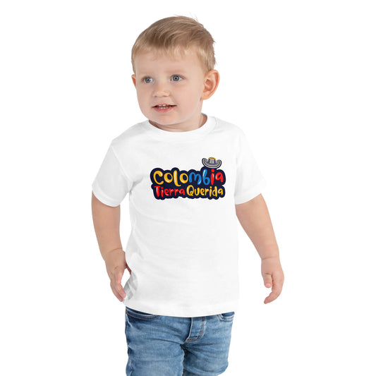 Colombia Tierra Querida! Toddler Short Sleeve Tee