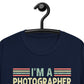 Graduation Shirt, Photographer Student Tee, Graduation Party Gifts, I am Photographer To Save Time Lets Just Assume I'm Always Right Unisex T-Shirt