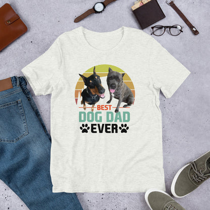 Best Dog Dad Ever Unisex t-shirt