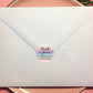 500 Pieces 1.0'' Thank You for Supporting My Small Business Stickers Roll Stickers Adhesive Holographic Stickers Rainbow Stickers for Business Online Retailers Boutiques Shops