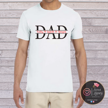 Custom designed T-shirts DAD