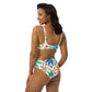 SUMMER FLOWERS / Recycled high-waisted bikini