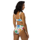 SUMMER FLOWERS / Recycled high-waisted bikini