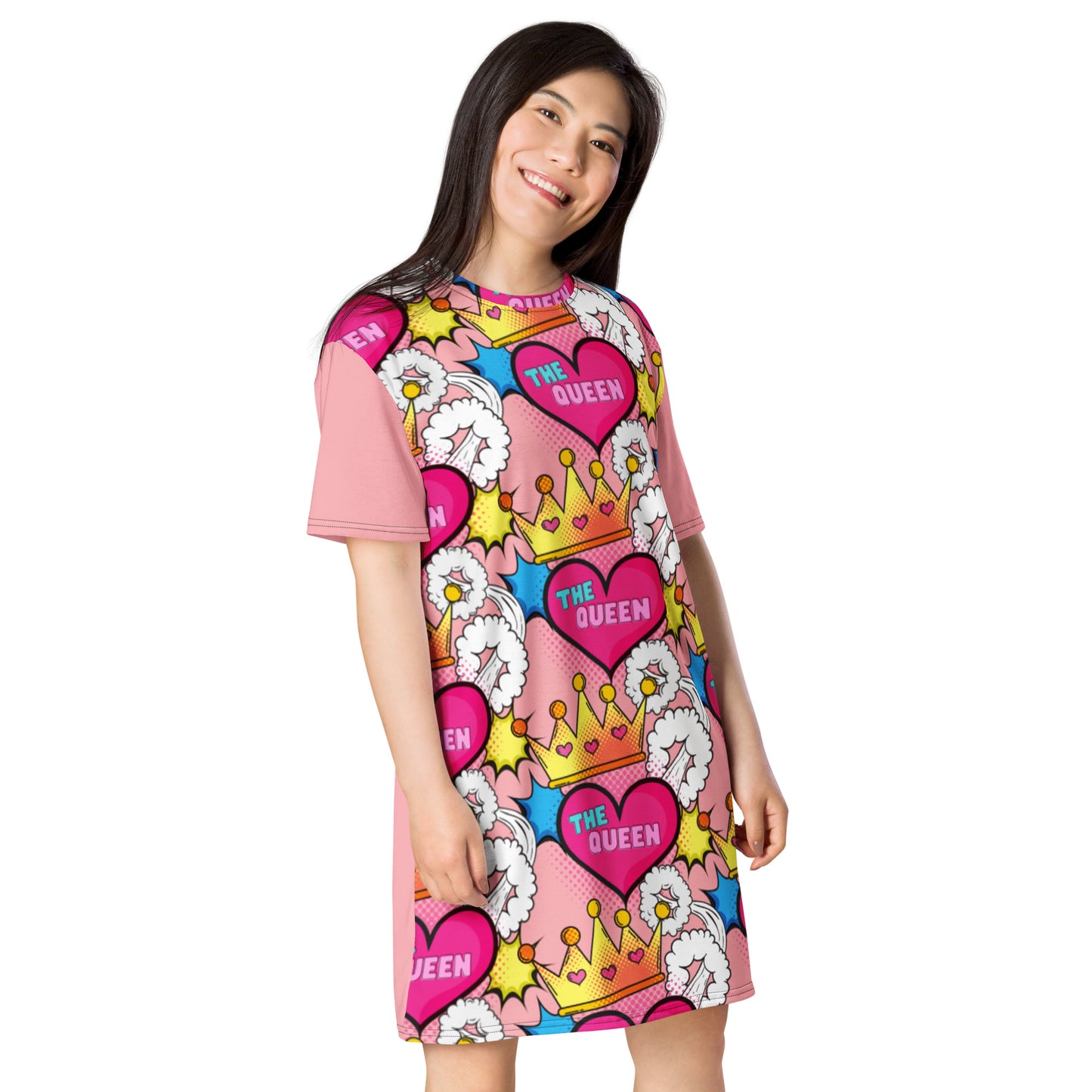 THE QUEEN POP ART / T-shirt dress