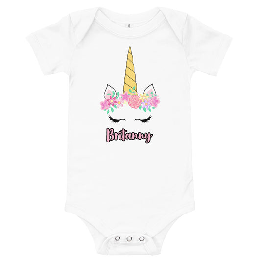 BIRTHDAY UNICORNIO / Baby short sleeve one piece