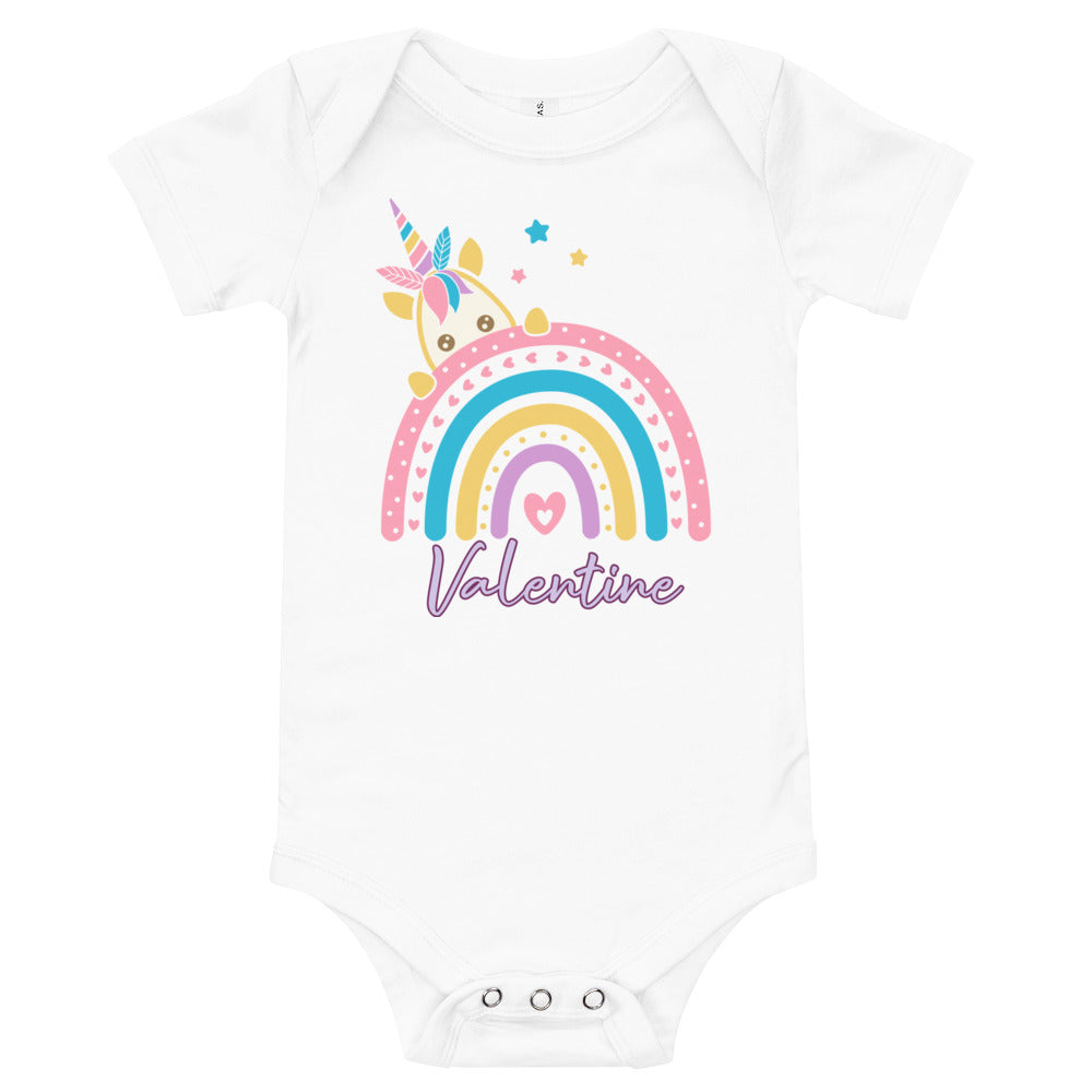 Customizable Unicorn / Baby short sleeve one piece