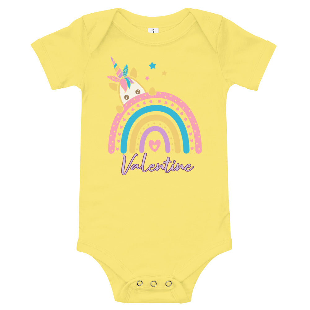 Customizable Unicorn / Baby short sleeve one piece