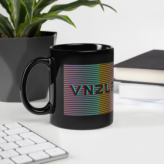 VENEZUELA CRUZ DIEZ ARTE CINETICO / Black Glossy Mug