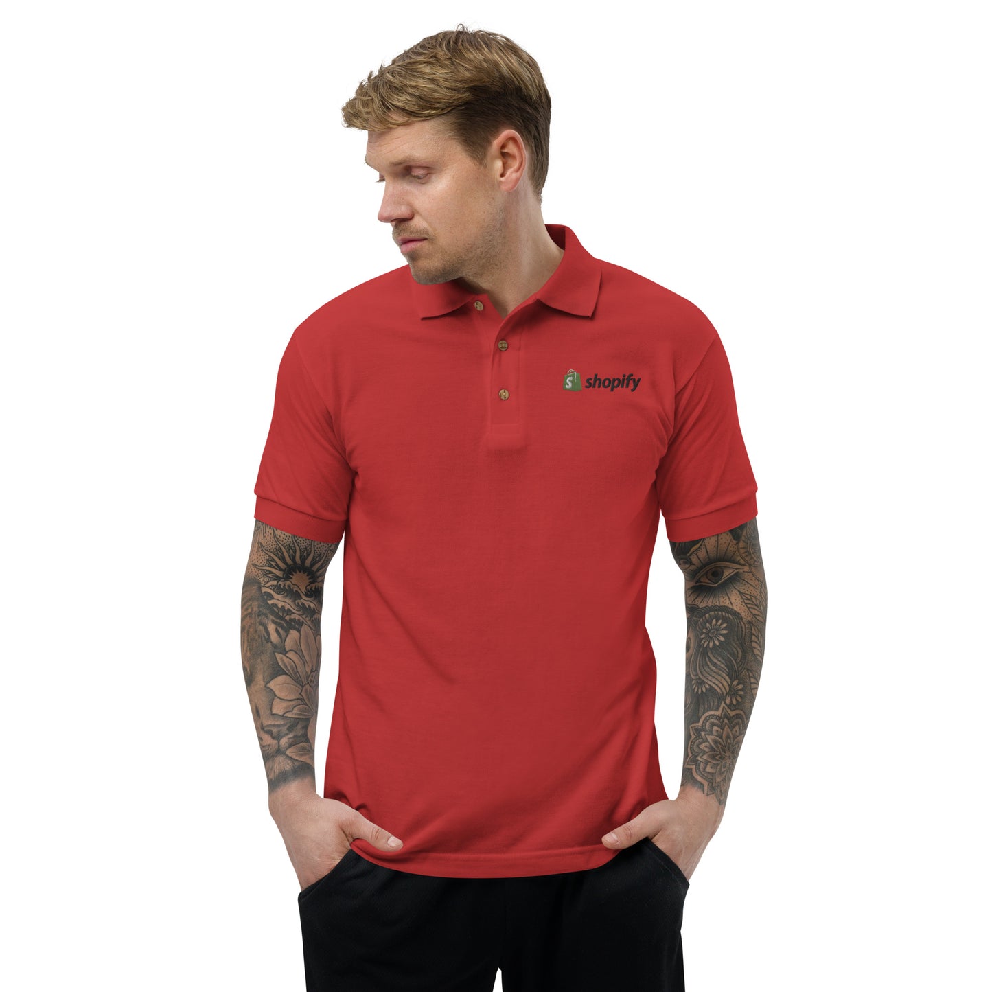 BUSINESS LOGO / Embroidered Polo Shirt