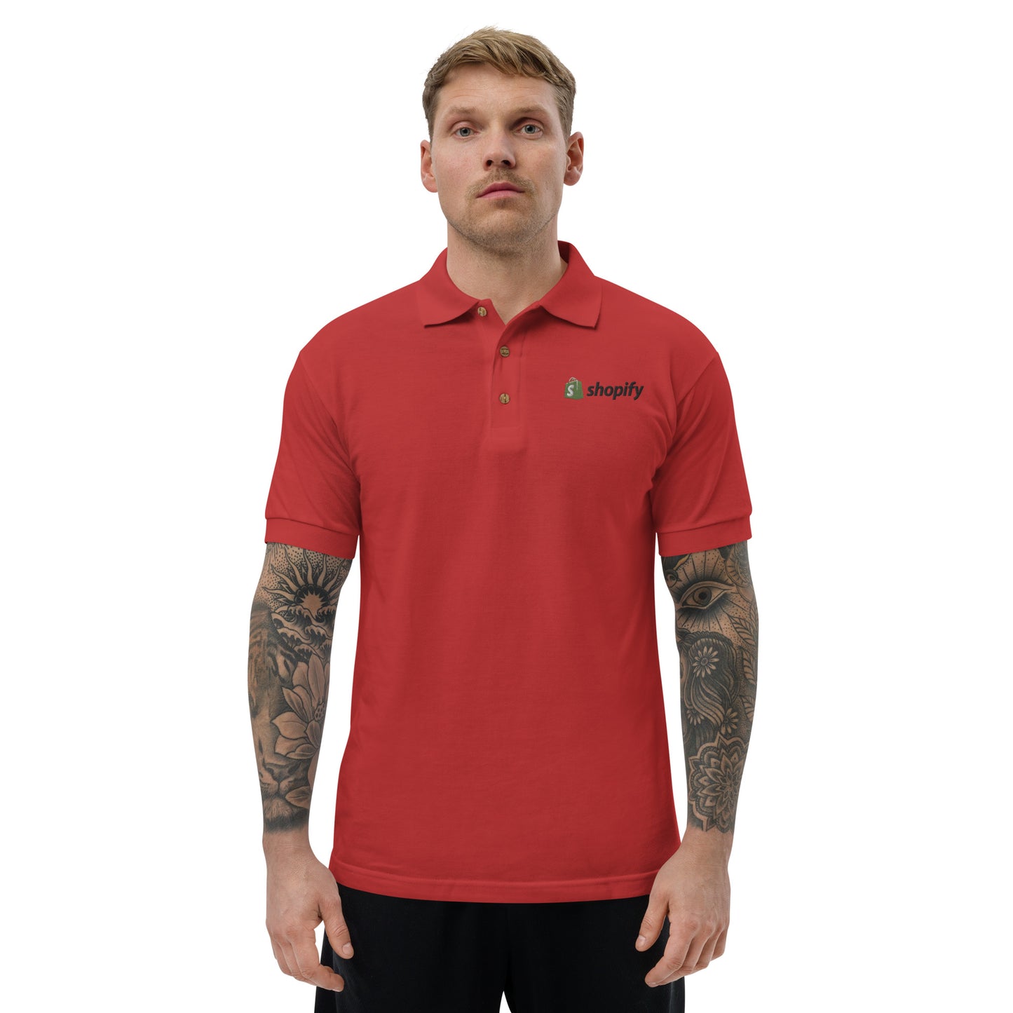 BUSINESS LOGO / Embroidered Polo Shirt