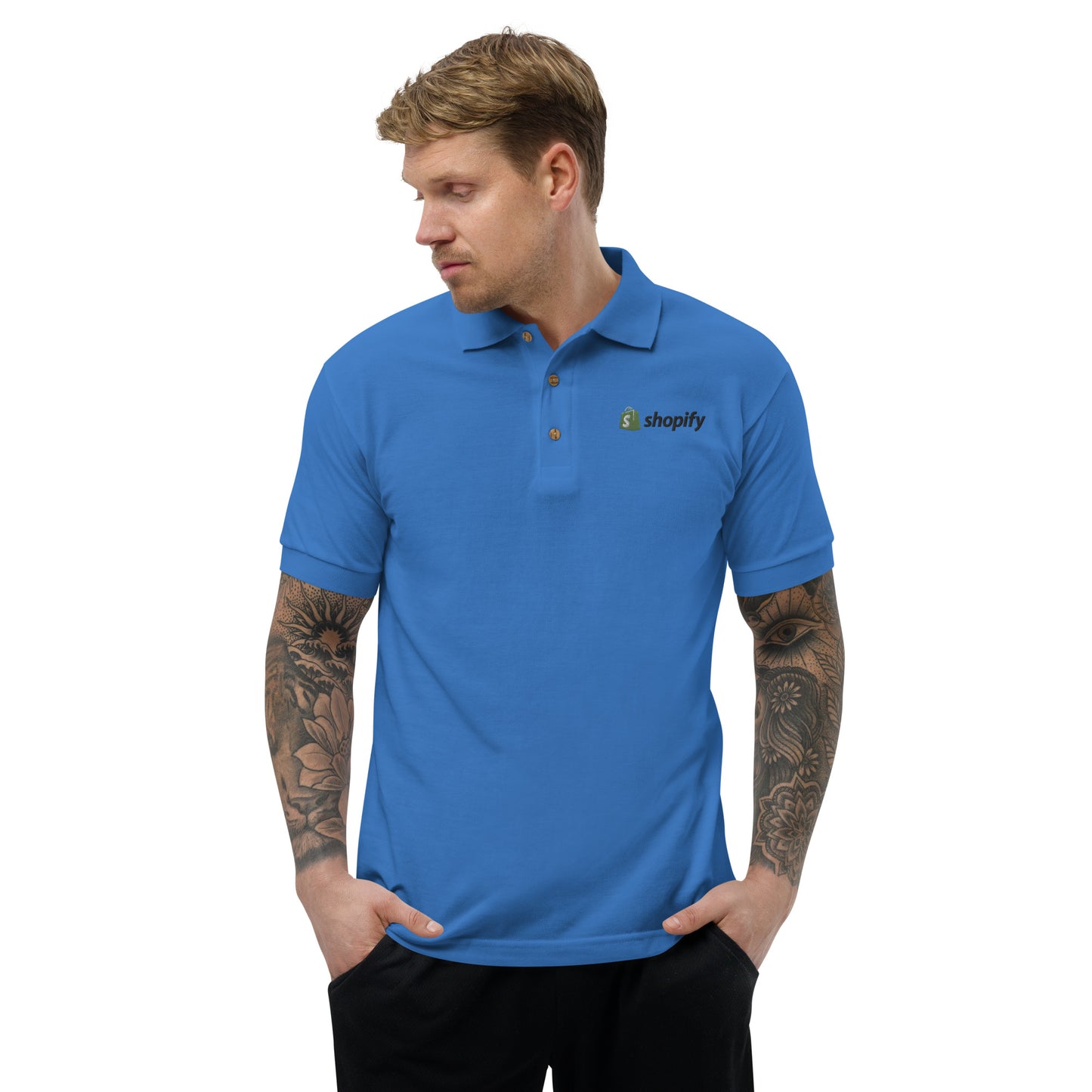 BUSINESS LOGO / Embroidered Polo Shirt