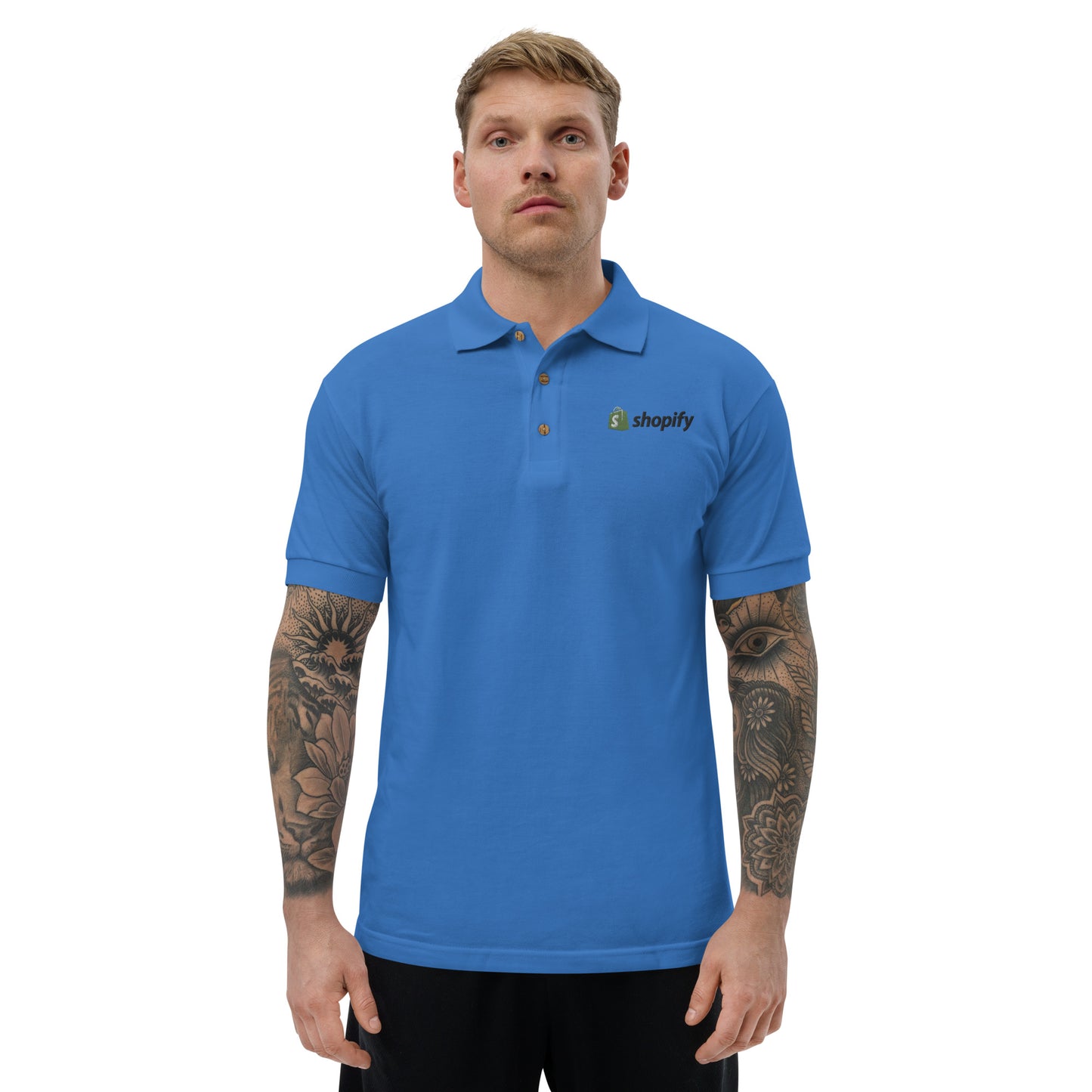 BUSINESS LOGO / Embroidered Polo Shirt