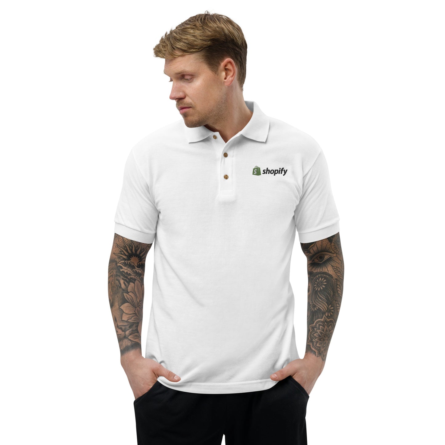 BUSINESS LOGO / Embroidered Polo Shirt